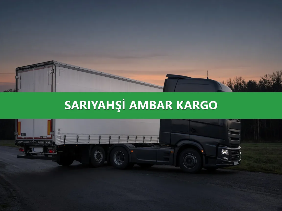 Sarıyahşi Ambar Kargo